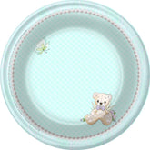 Precious Moments Baby Shower Dinner Plates - Baby Boy Baby Shower Plates - 8 Count